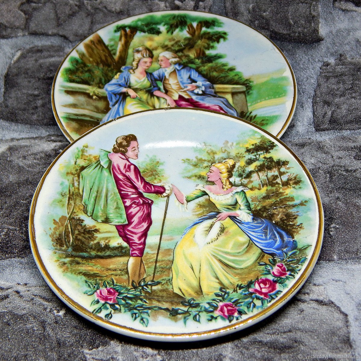 Декоративные тарелки в стиле Прованс