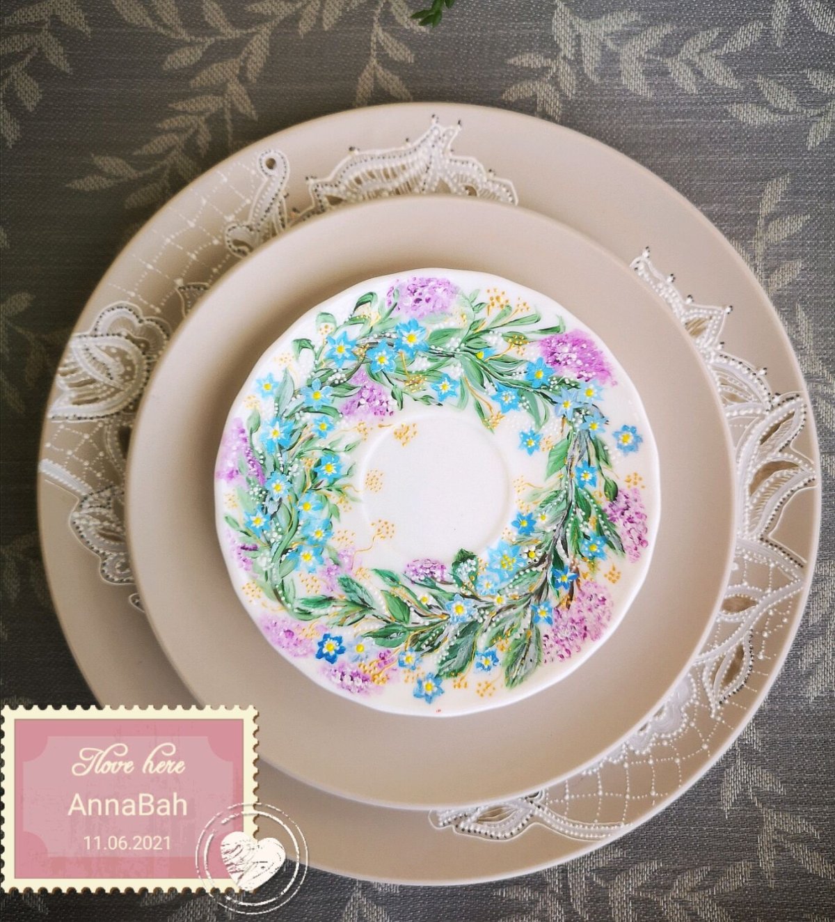 Мандала акрилом