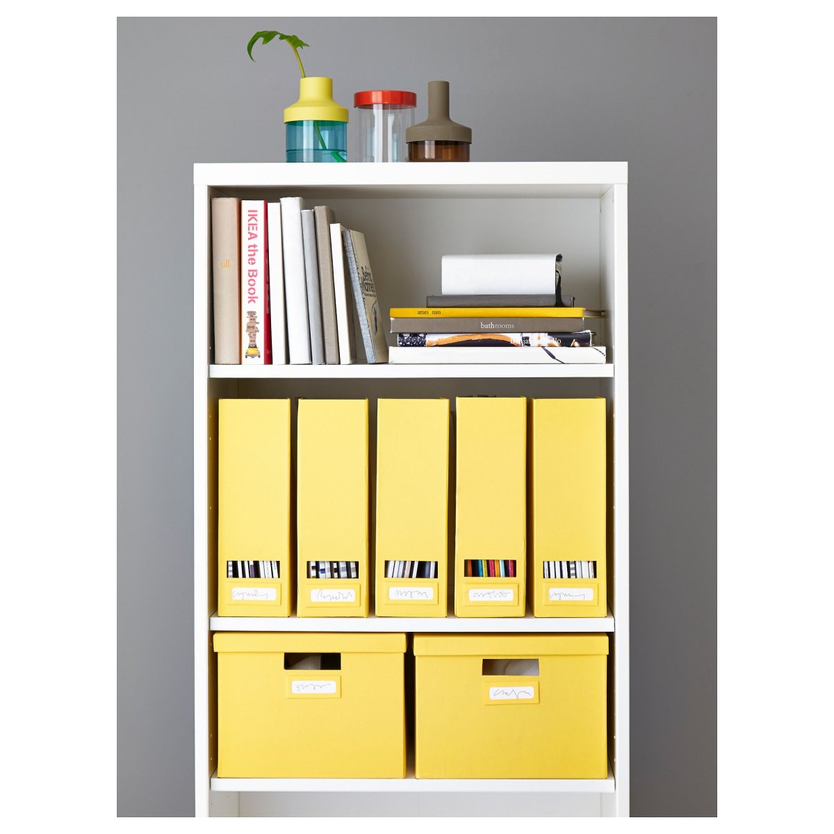 Billy ikea желтый