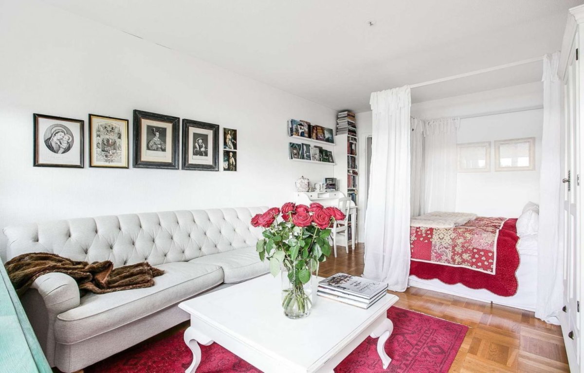 Спальное место в гостиной