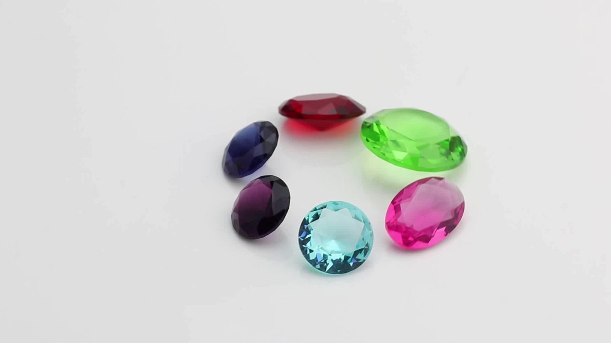 Стеклянные камни розовые