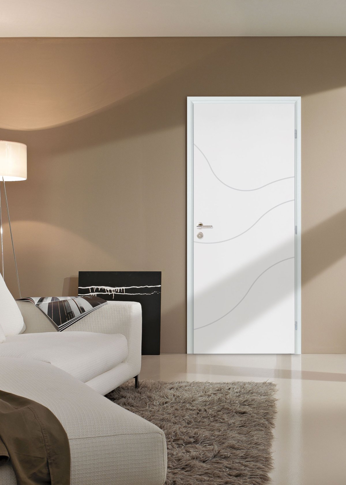 Нюдовый цвет в интерьере