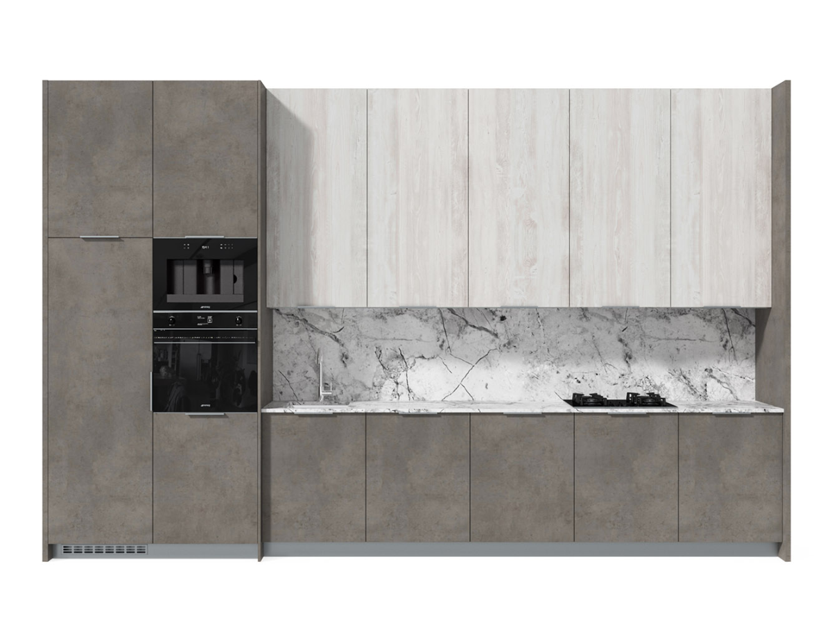 Кухня Эггер бетон Чикаго темный