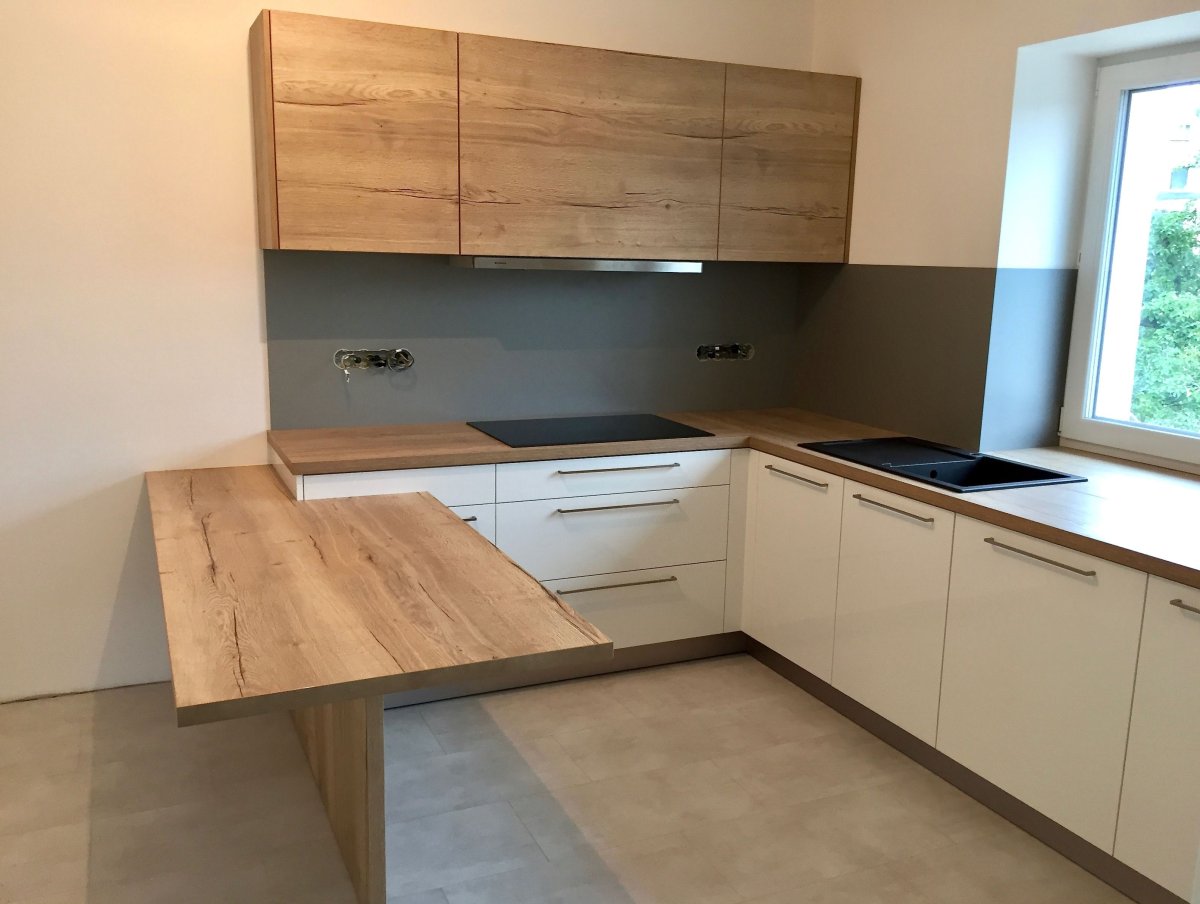 Кухня лофт дуб сонома