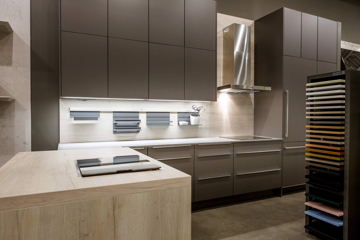 Кухонный гарнитур цвет бетон Чикаго