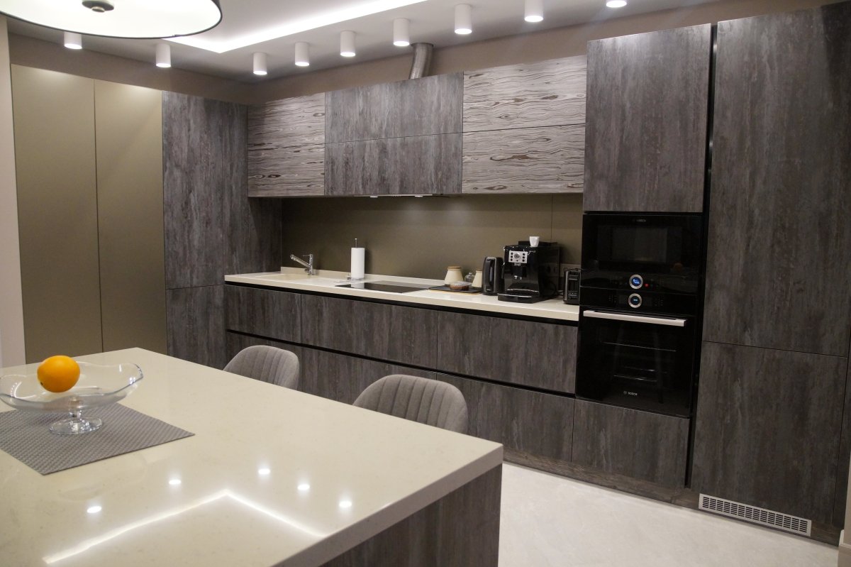 Столешница Эггер бетон Чикаго темный