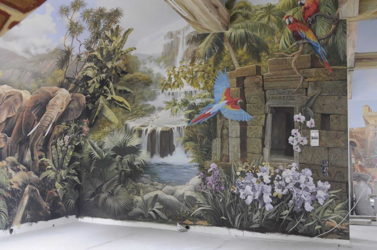 Супер фреска "джунгли"