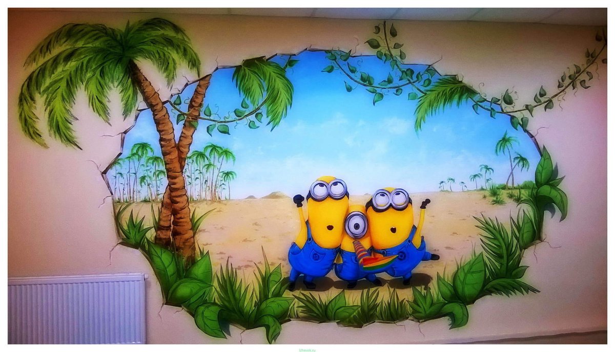 Игровая комната джунглей мультфильм