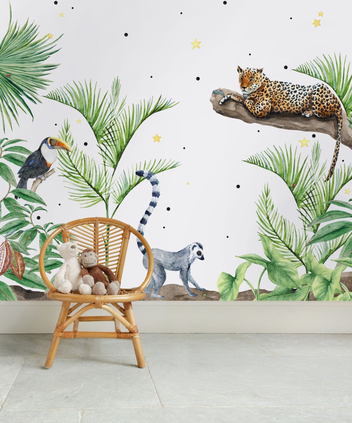 Роспись стен джунгли