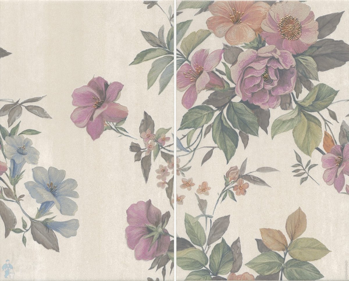 Панно Форио розы Керама Марацци