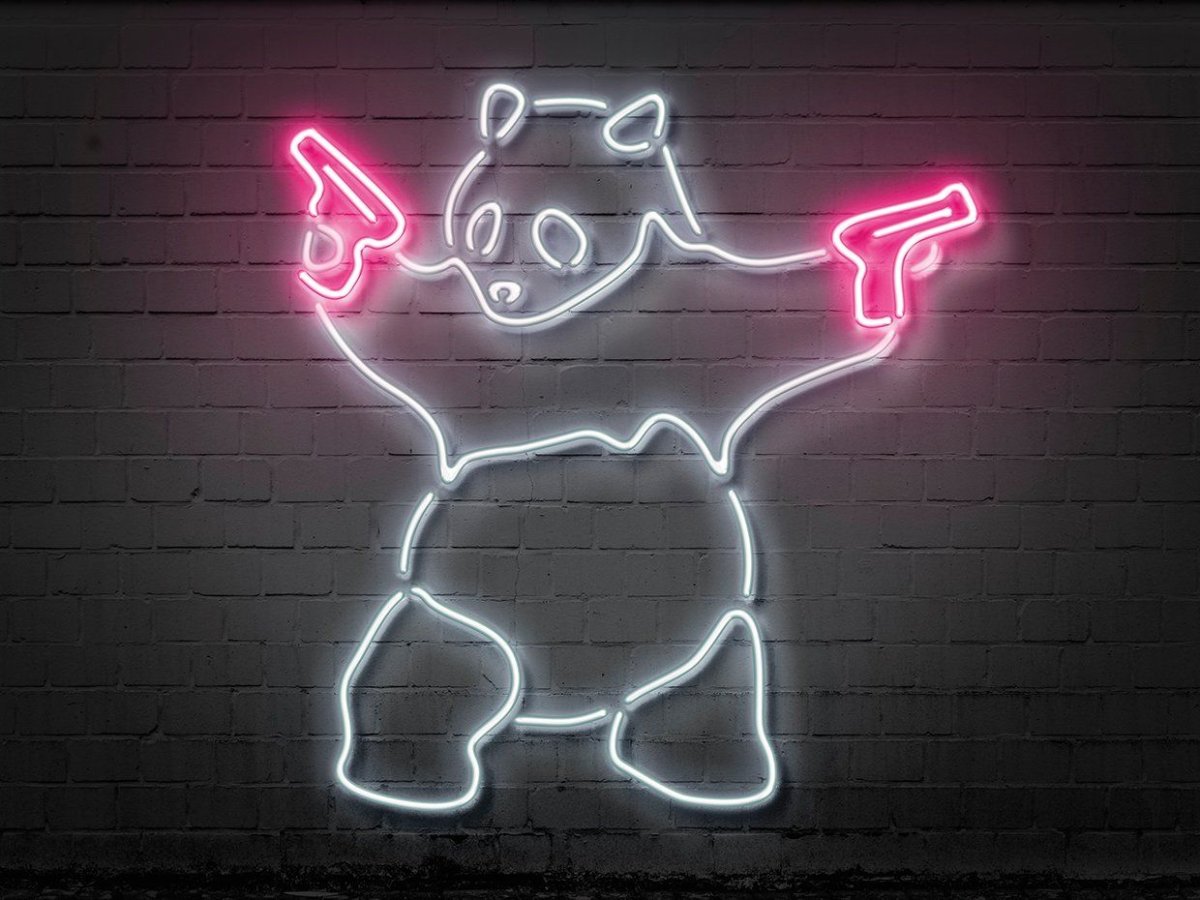 Неоновые граффити