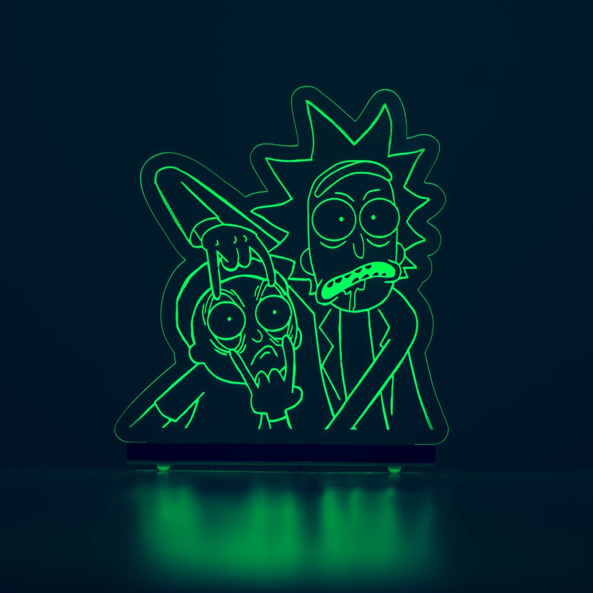 Неоновые светильники Рик и Морти