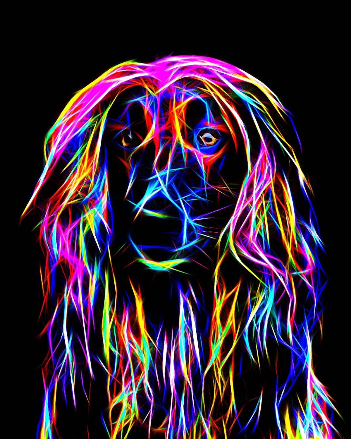 Неоновые постеры