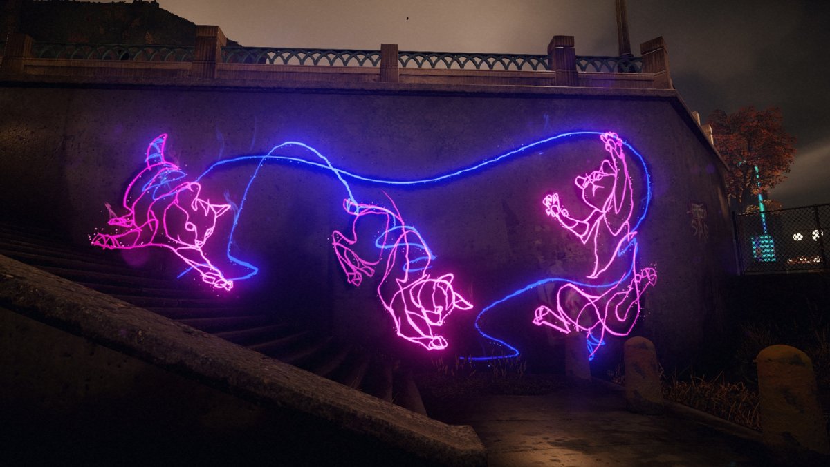 Картины неоновыми красками