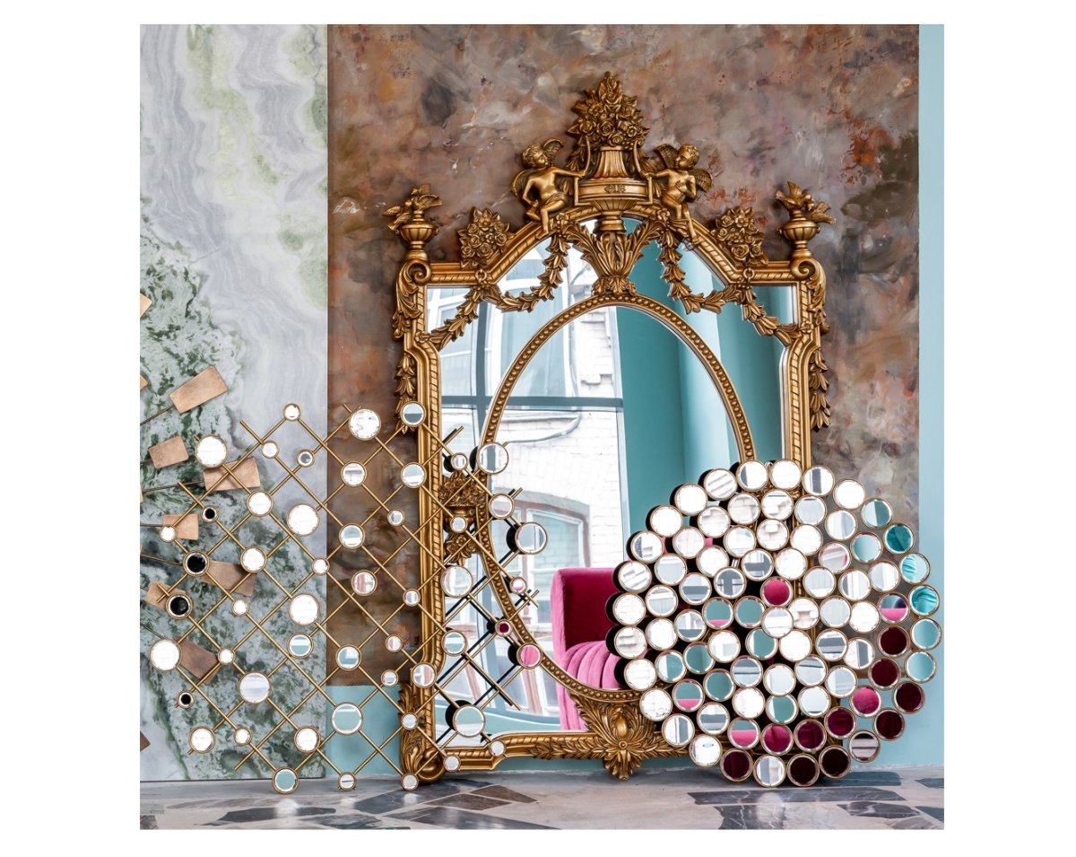 Зеркальная плитка с фацетом в Леруа