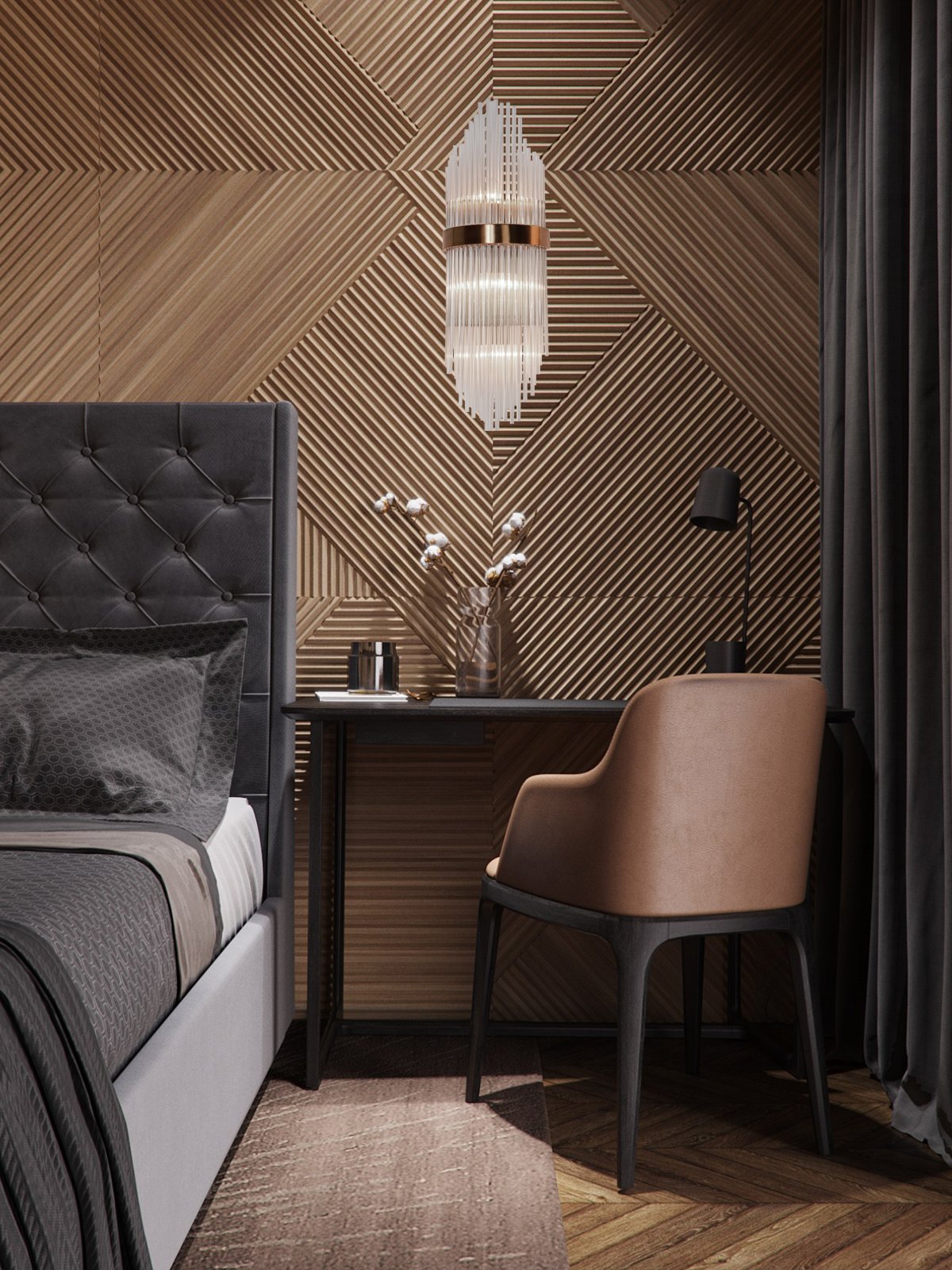 Реечные 3d-панели dekotech Wood d375pr