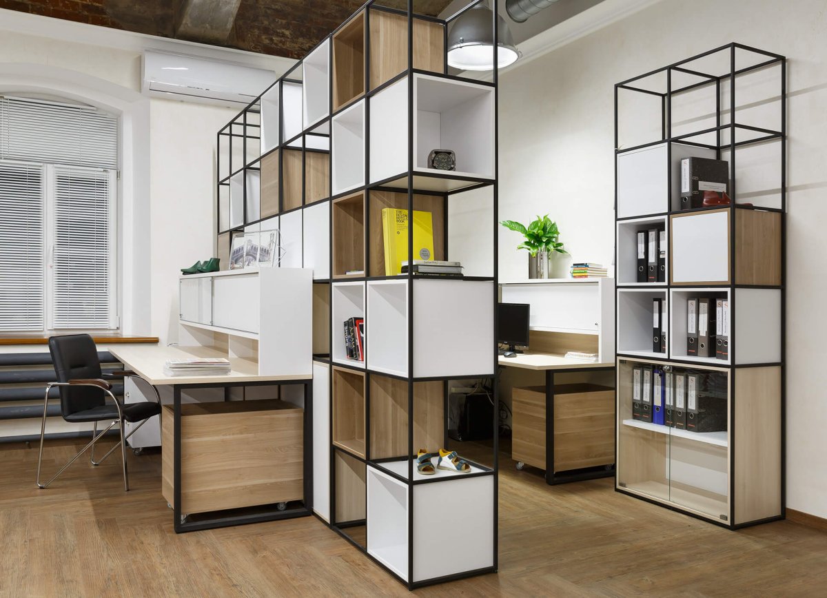 Открытый стеллаж горка