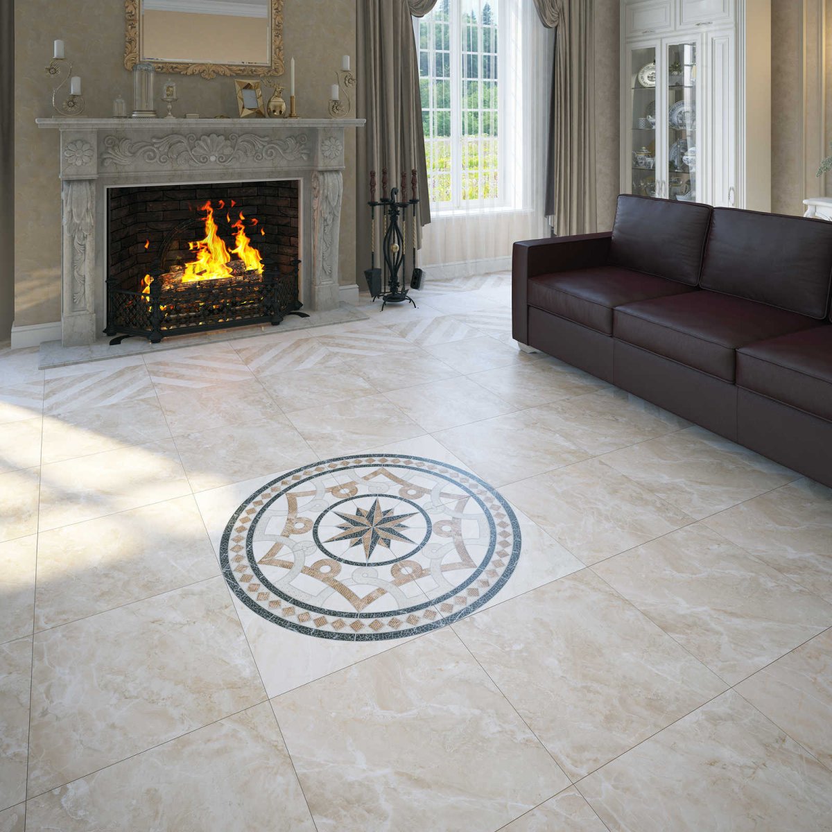 Керамогранит avw4 Marvel Elegance angolo warm 60x60