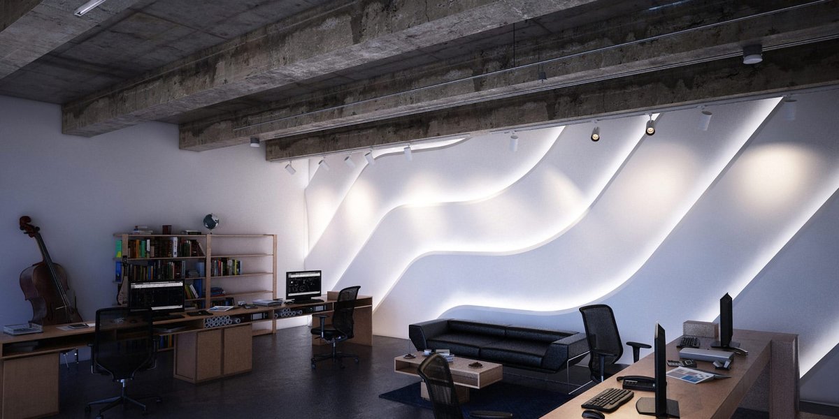 Световые 3d панели на стену