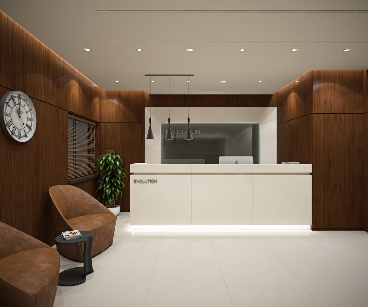 Интерьер ресепшена