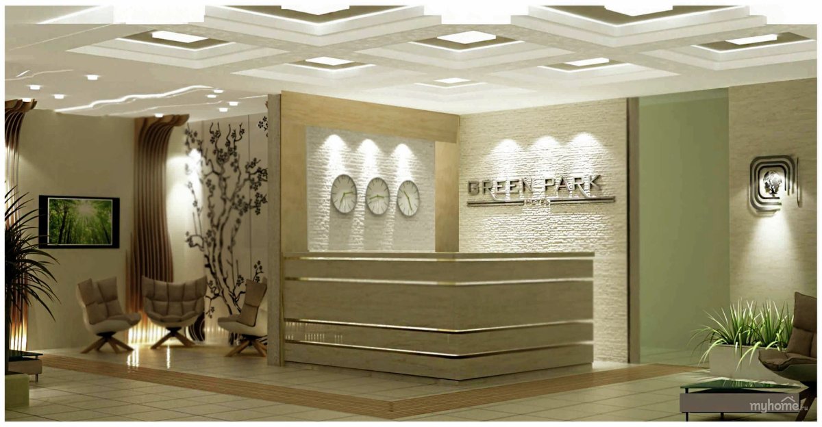 Зона ресепшн декор