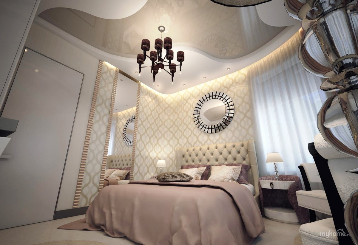 Красивая отделка комнаты