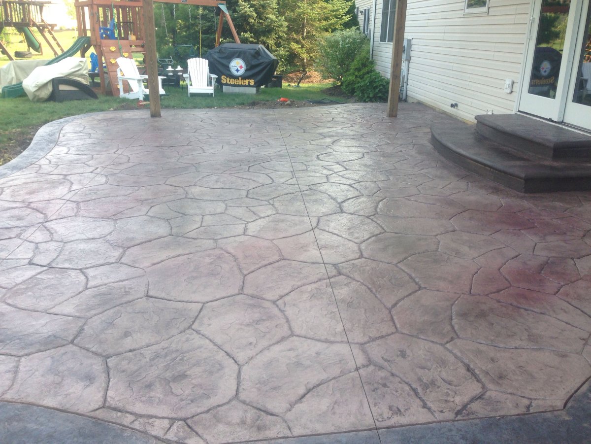 Полиуретановые штампы для бетона