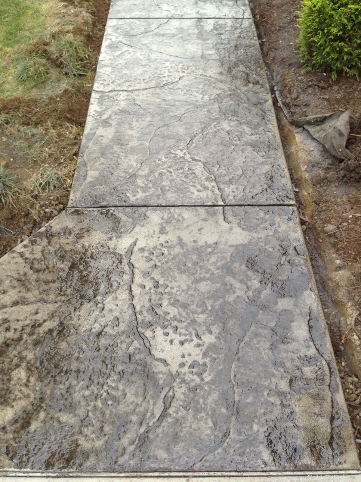 Декоративный бетон площадка