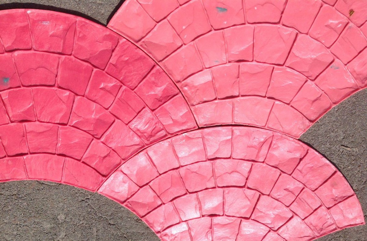 Декоративный печатный бетон Флекс бетон