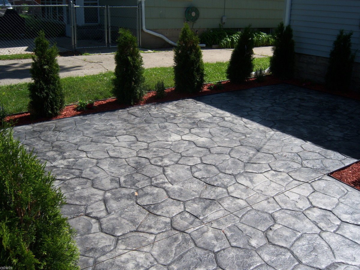 Штамп старый замок f3361