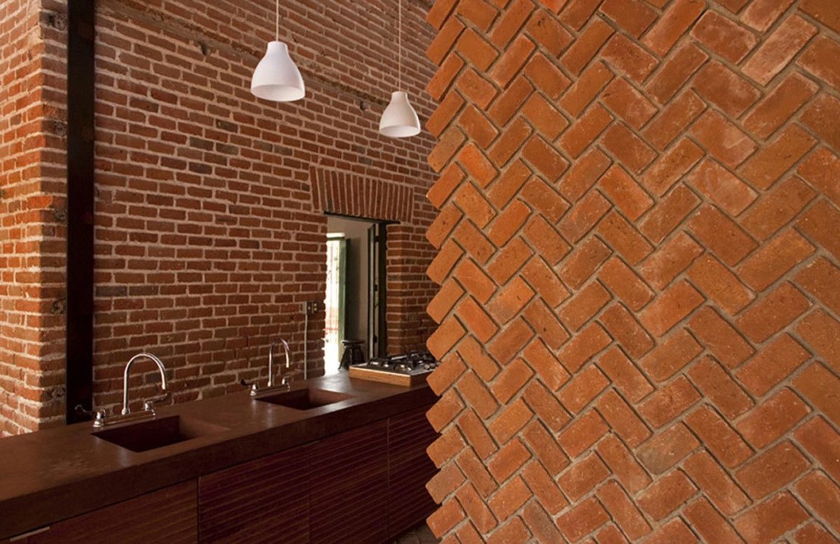 Декоративная кладка кирпича