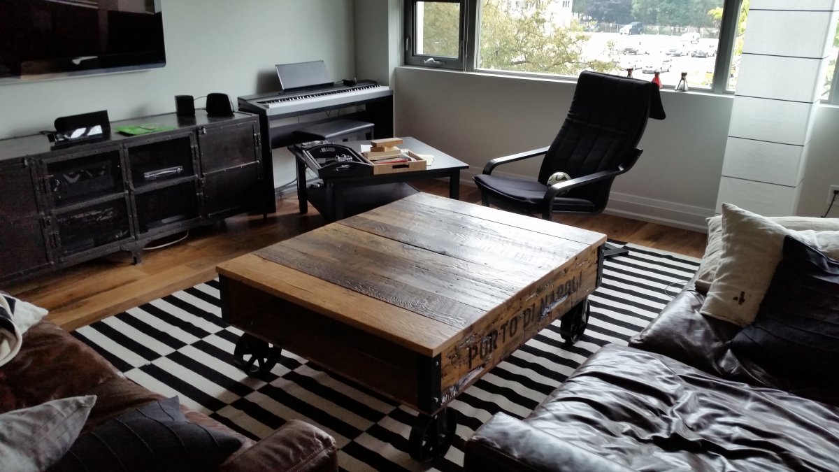 Помост из поддонов