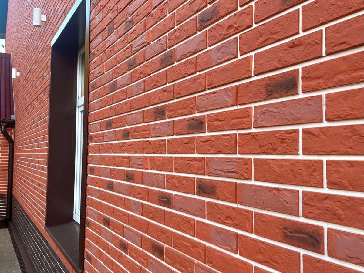 Профильные панели Рижский кирпич 2