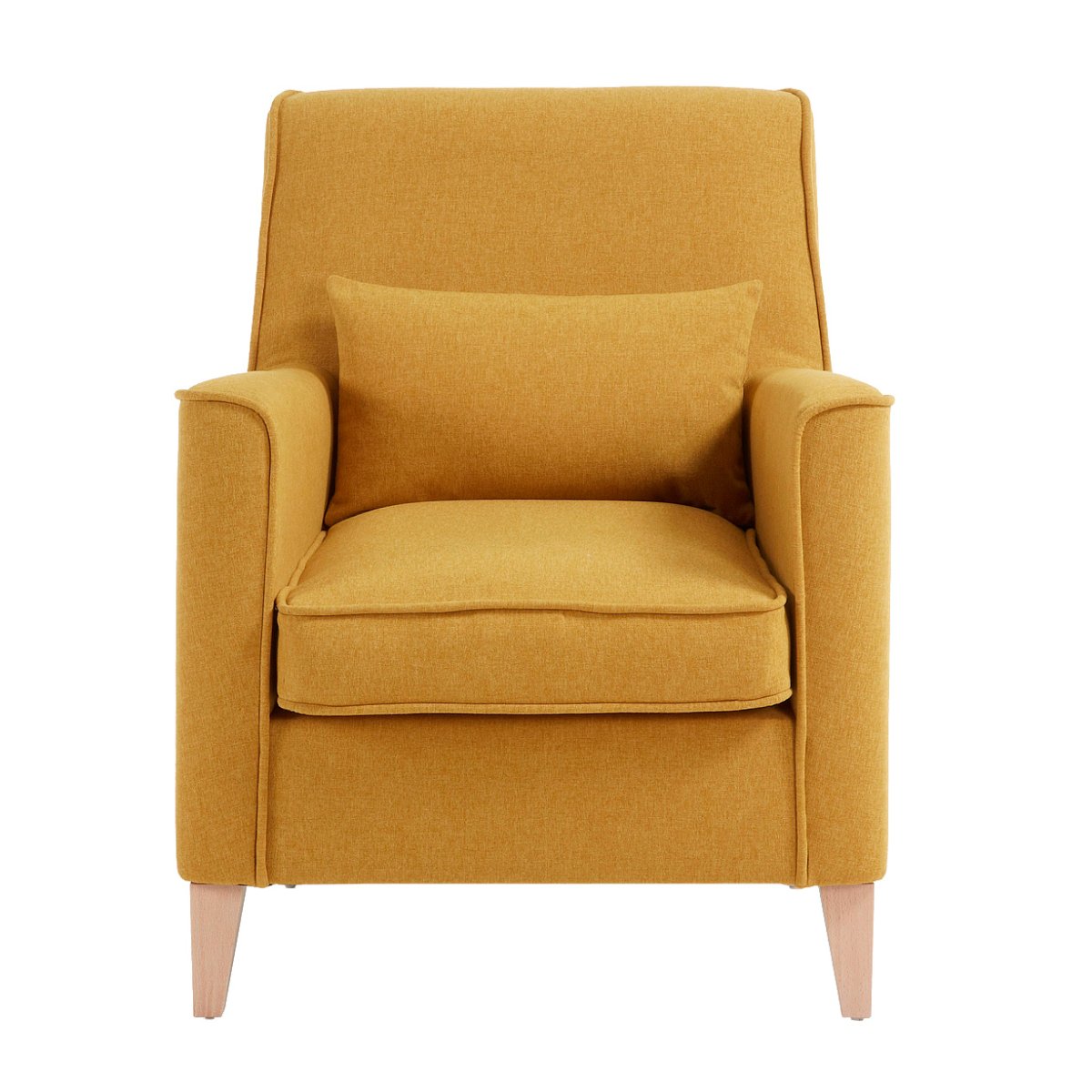 Кресло лимонного цвета