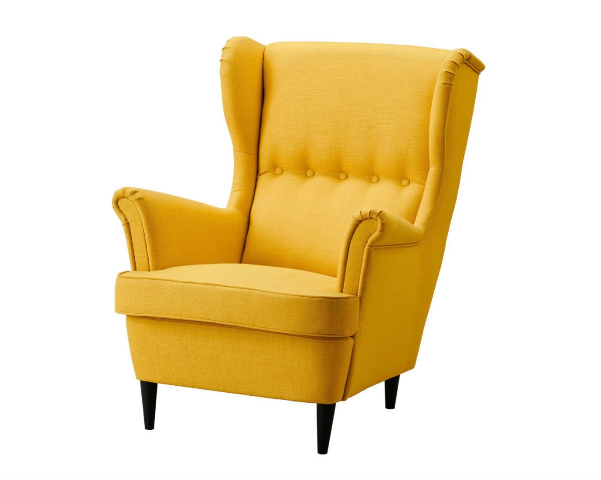 Ikea СТРАНДМОН желтое