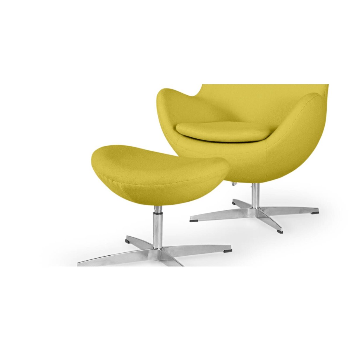 Кресло Swan желтое