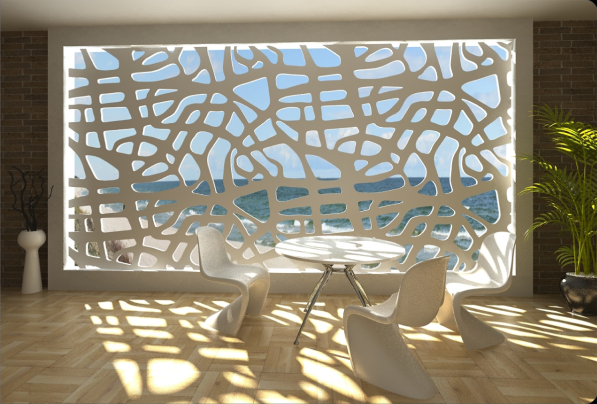 Резная 3d панель Bereza