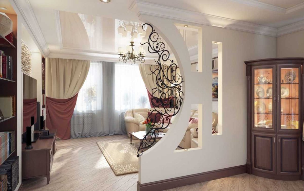 Резные перегородки для зонирования