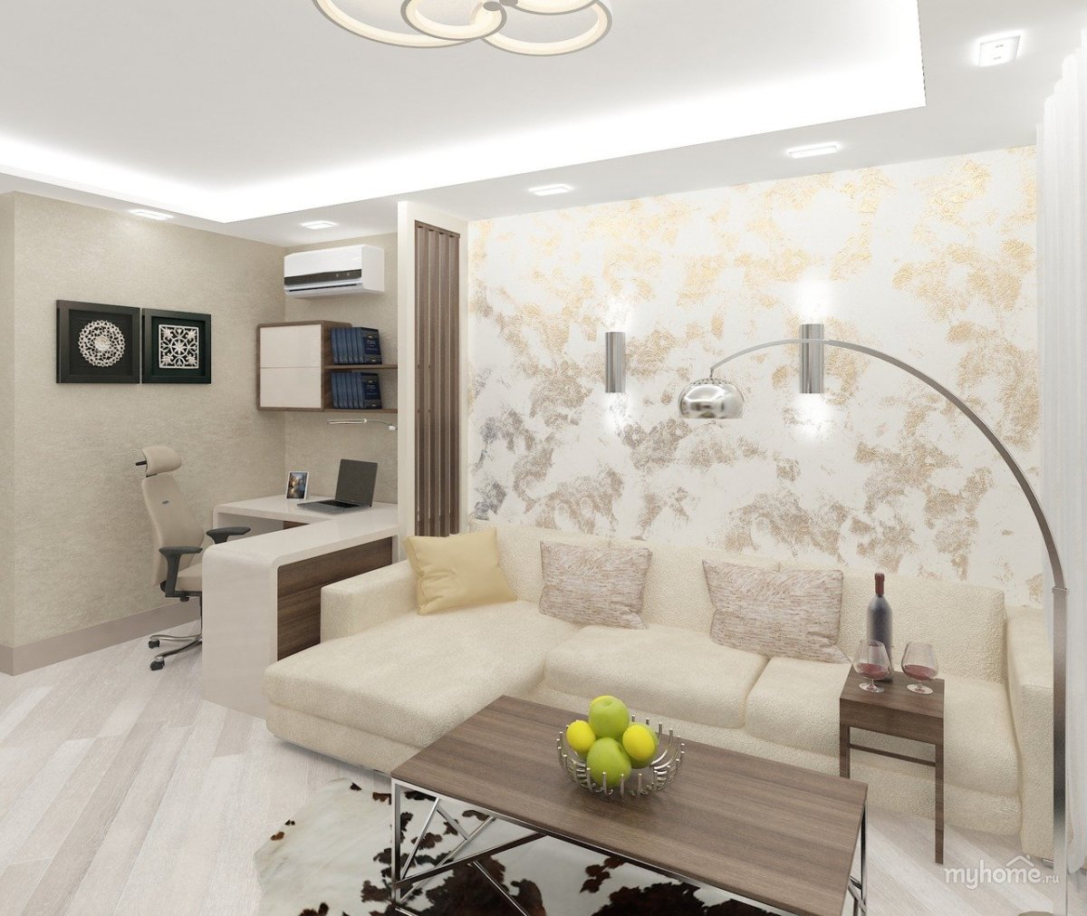 Светлый интерьер квартиры