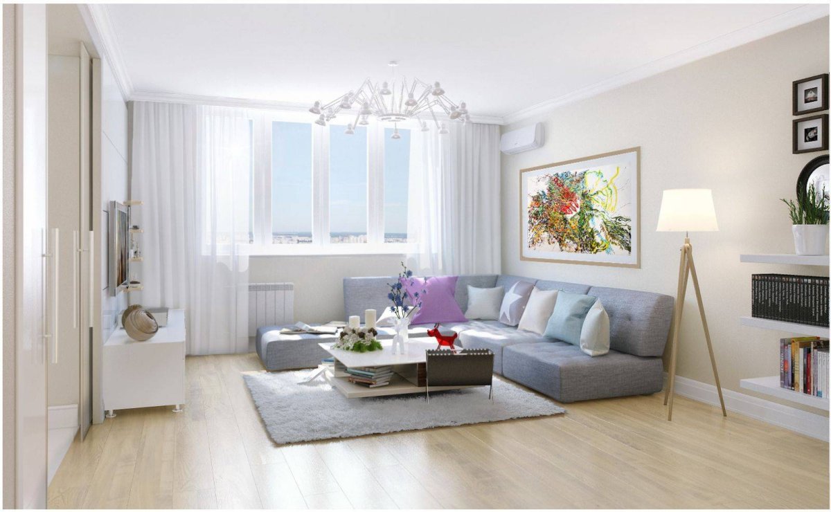 Дизайн квартиры 2018 в светлых тонах современный стиль реальные фото