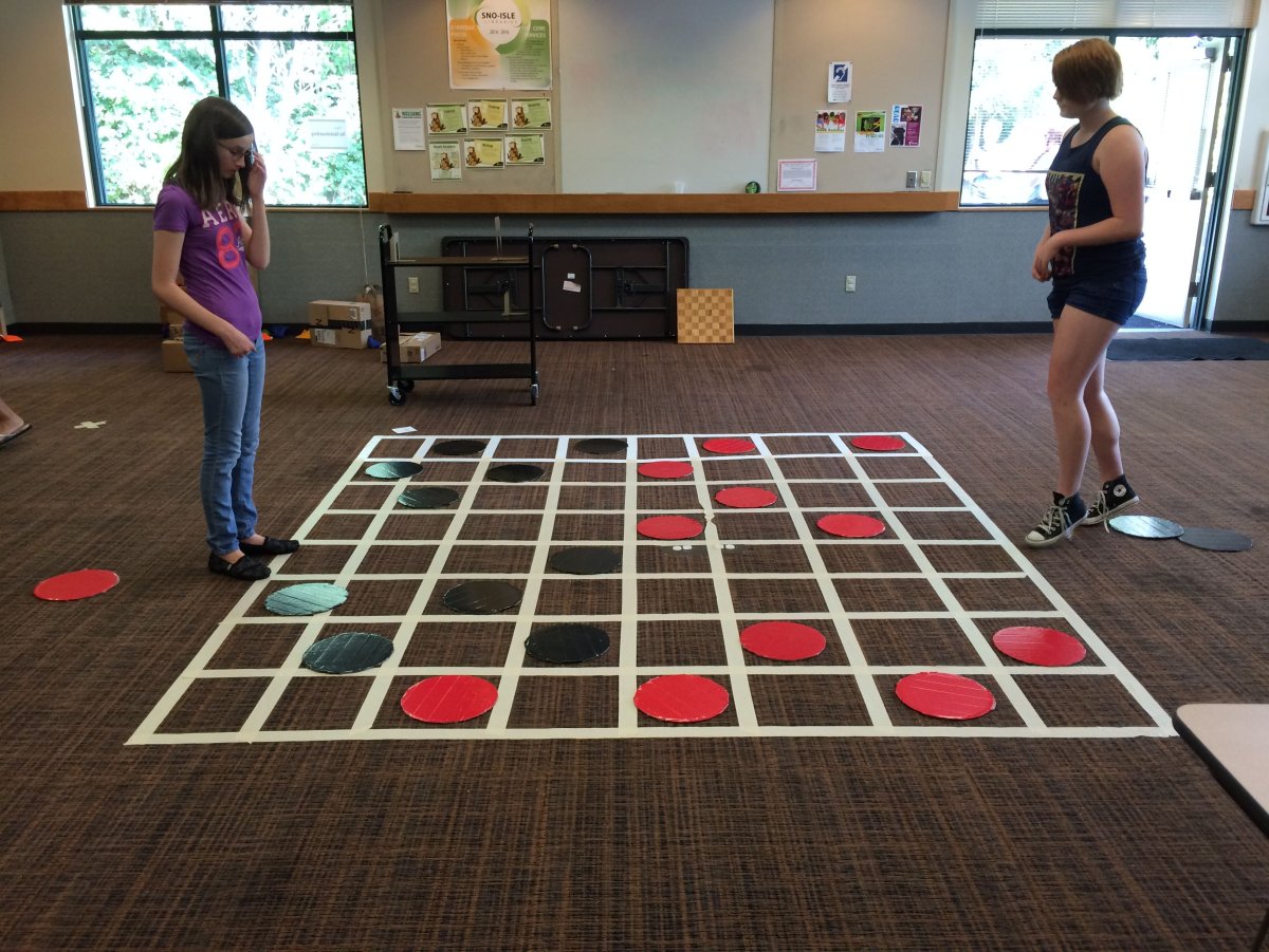 Шашки напольные