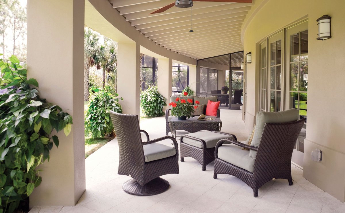 Светильники на террасу и веранду современный стиль