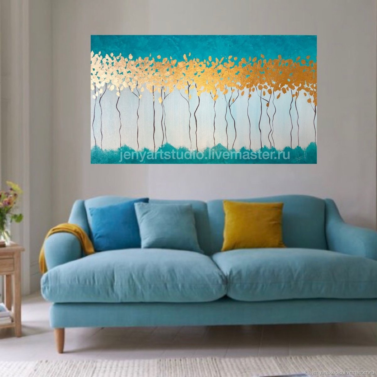 Панно пальмовые листья