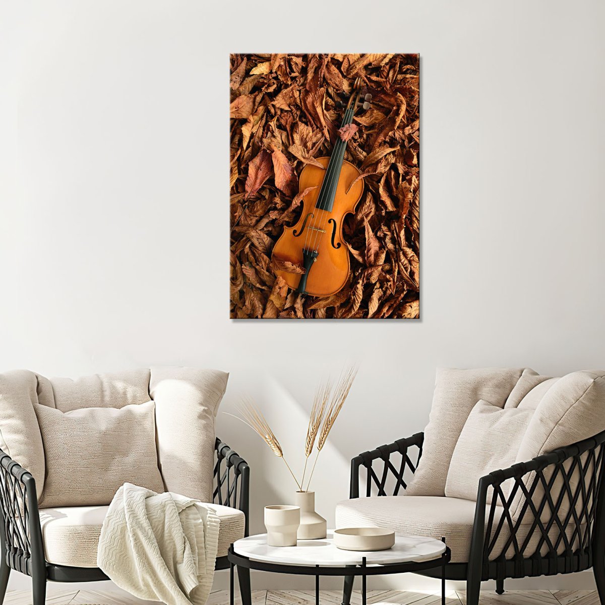 Интерьерная картина золотой лес