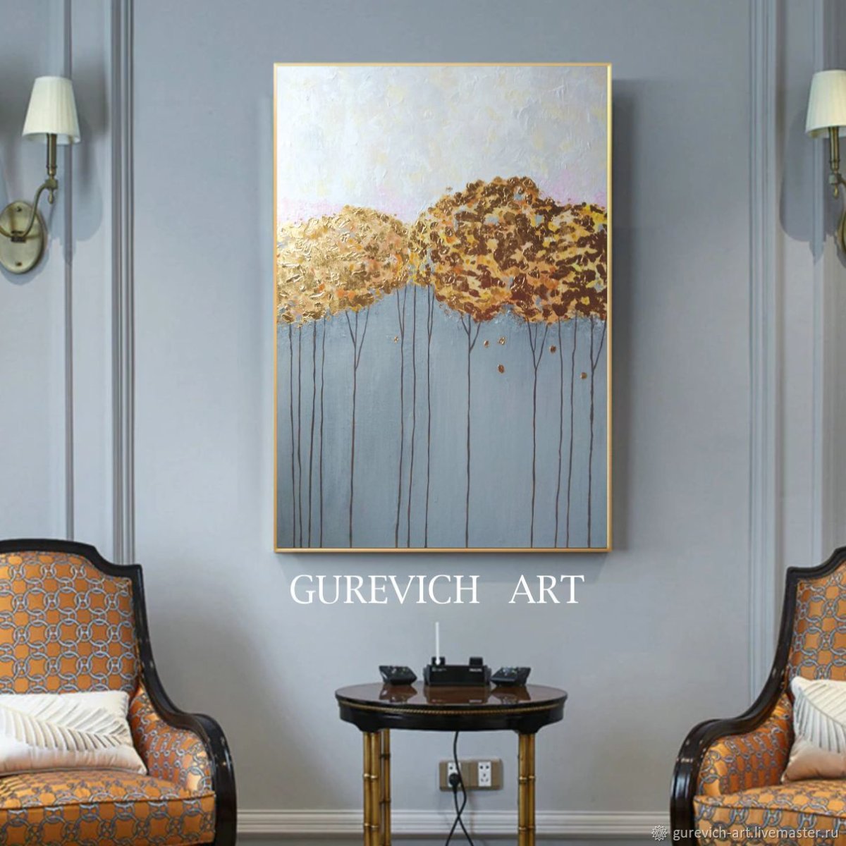 Абстрактная живопись для интерьера