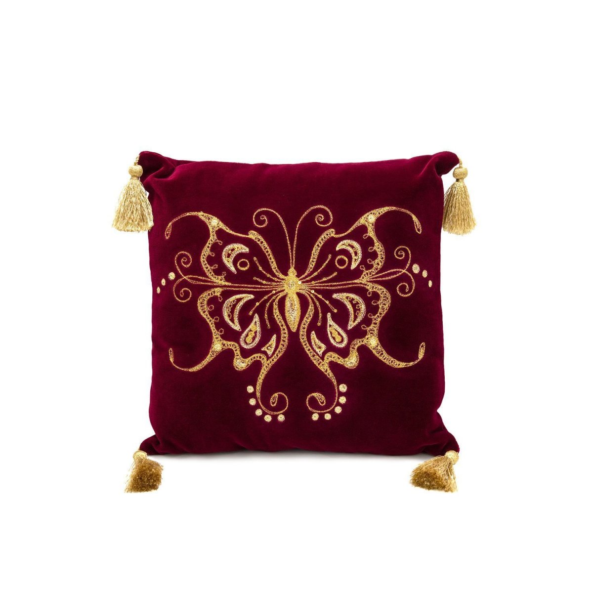 Декоративные подушки с бисером