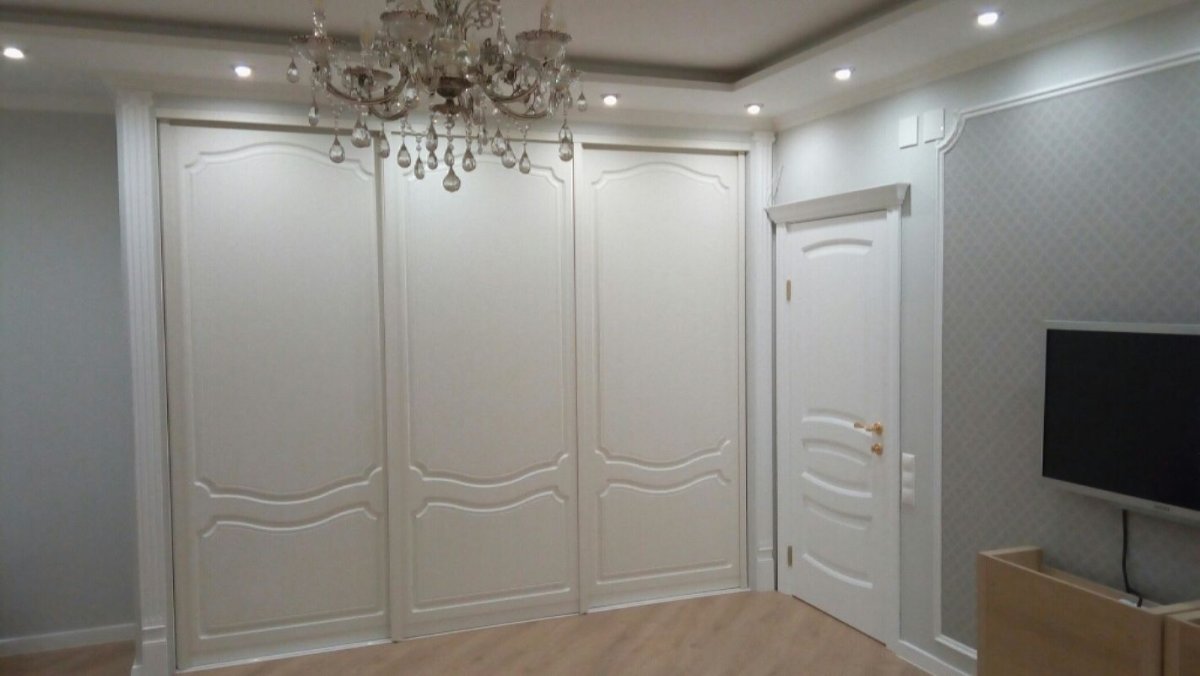 Шкафы с фрезерованными фасадами