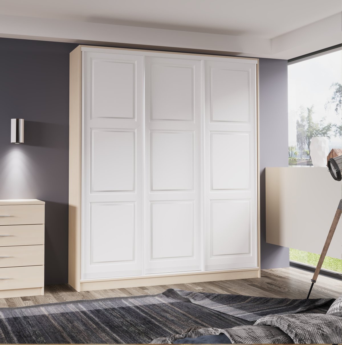 Шкаф купе в классическом стиле