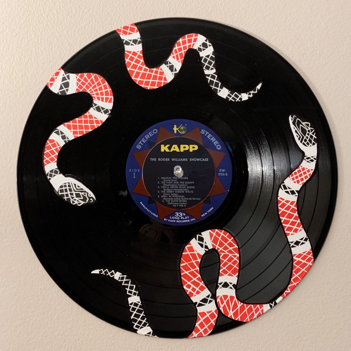 Разрисованные виниловые пластинки