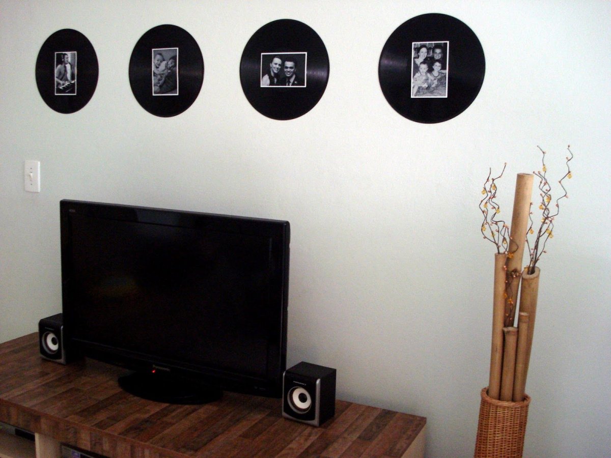 Виниловые пластинки в интерьере